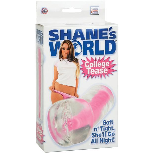 California Exotics - Shane's World College Tease Pussy Masturbator (Pink) - Masturbator Vagina (Non Vibration) Durio.sg