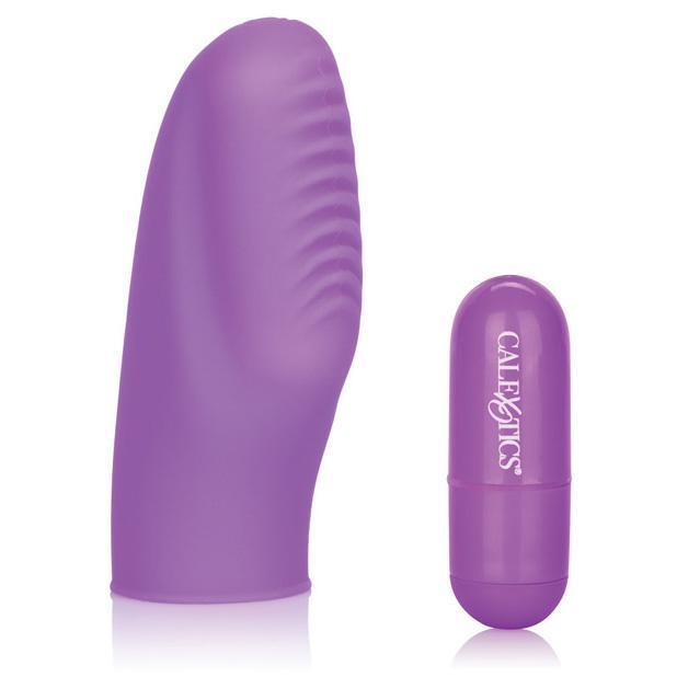 California Exotics - Shane's World Finger Tingler Vibrator (Purple) - Clit Massager (Vibration) Non Rechargeable Durio.sg
