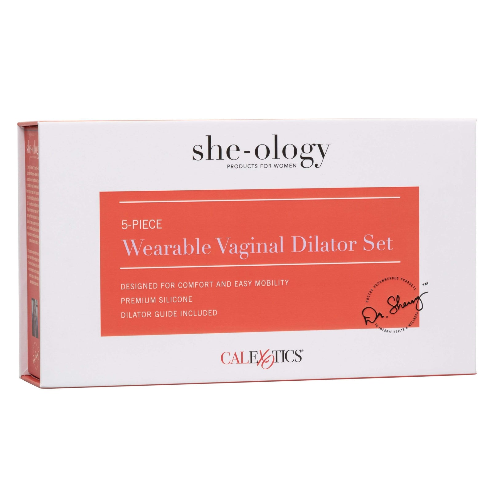 California Exotics - She-ology 5 piece Wearable Vaginal Dilator Set (Multi Colour) - Non Realistic Dildo w/o suction cup (Non Vibration) Durio.sg