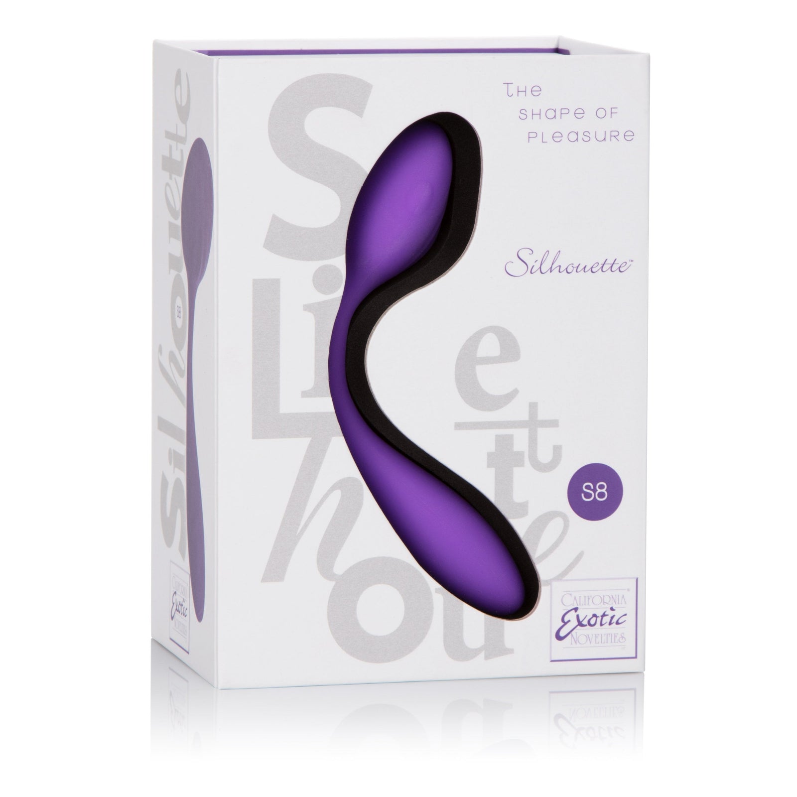 California Exotics - Silhouette S8 Rechargeable G Spot Vibrator (Purple) - G Spot Dildo (Vibration) Rechargeable Durio.sg