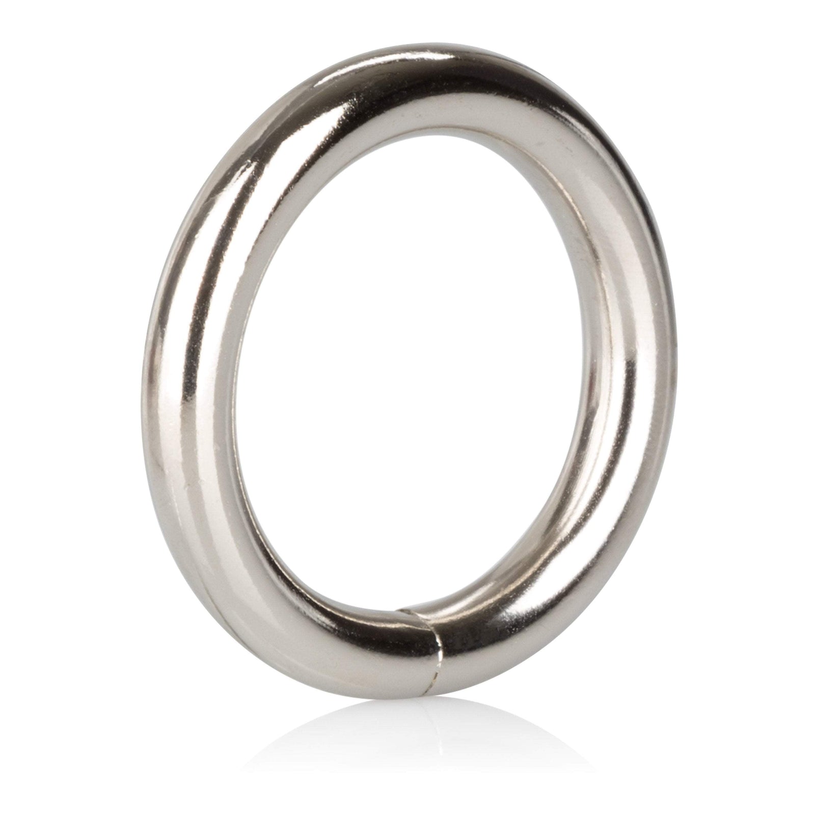 California Exotics - Silver Metal Cock Ring Small (Silver) - Metal Cock Ring (Non Vibration) Durio.sg