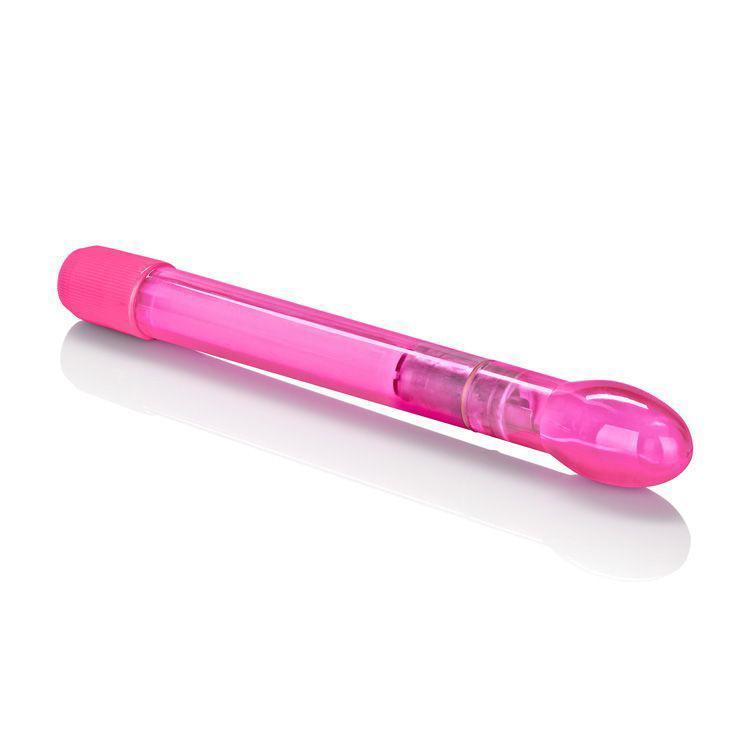 California Exotics - Slender Tulip Wand Slimline Vibrator (Pink) - Non Realistic Dildo w/o suction cup (Vibration) Non Rechargeable Durio.sg