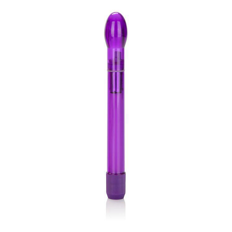 California Exotics - Slender Tulip Wand Slimline Vibrator (Purple) - Non Realistic Dildo w/o suction cup (Vibration) Non Rechargeable Durio.sg