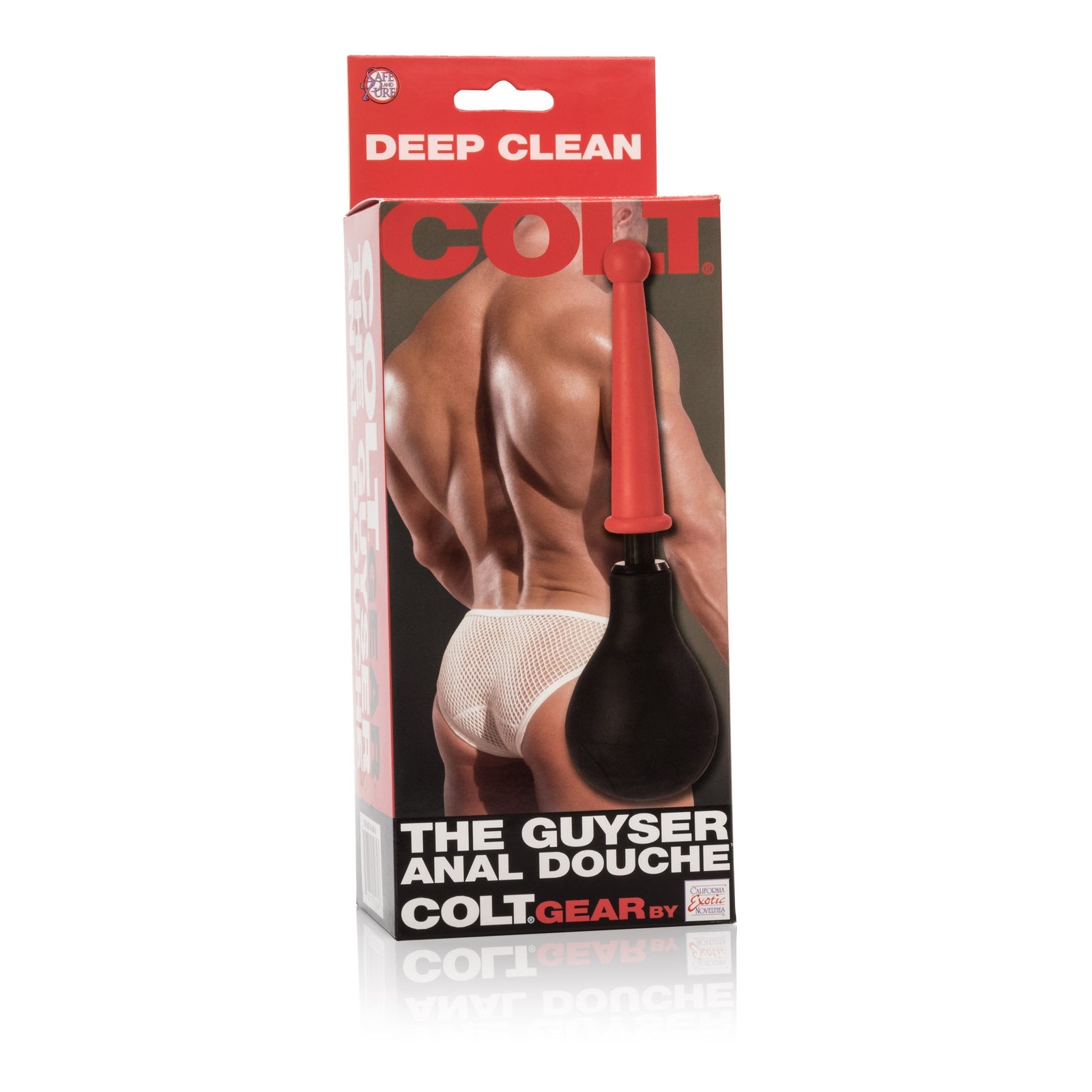California Exotics - The Guyser Anal Douche (Black) - Anal Douche (Non Vibration) Durio.sg