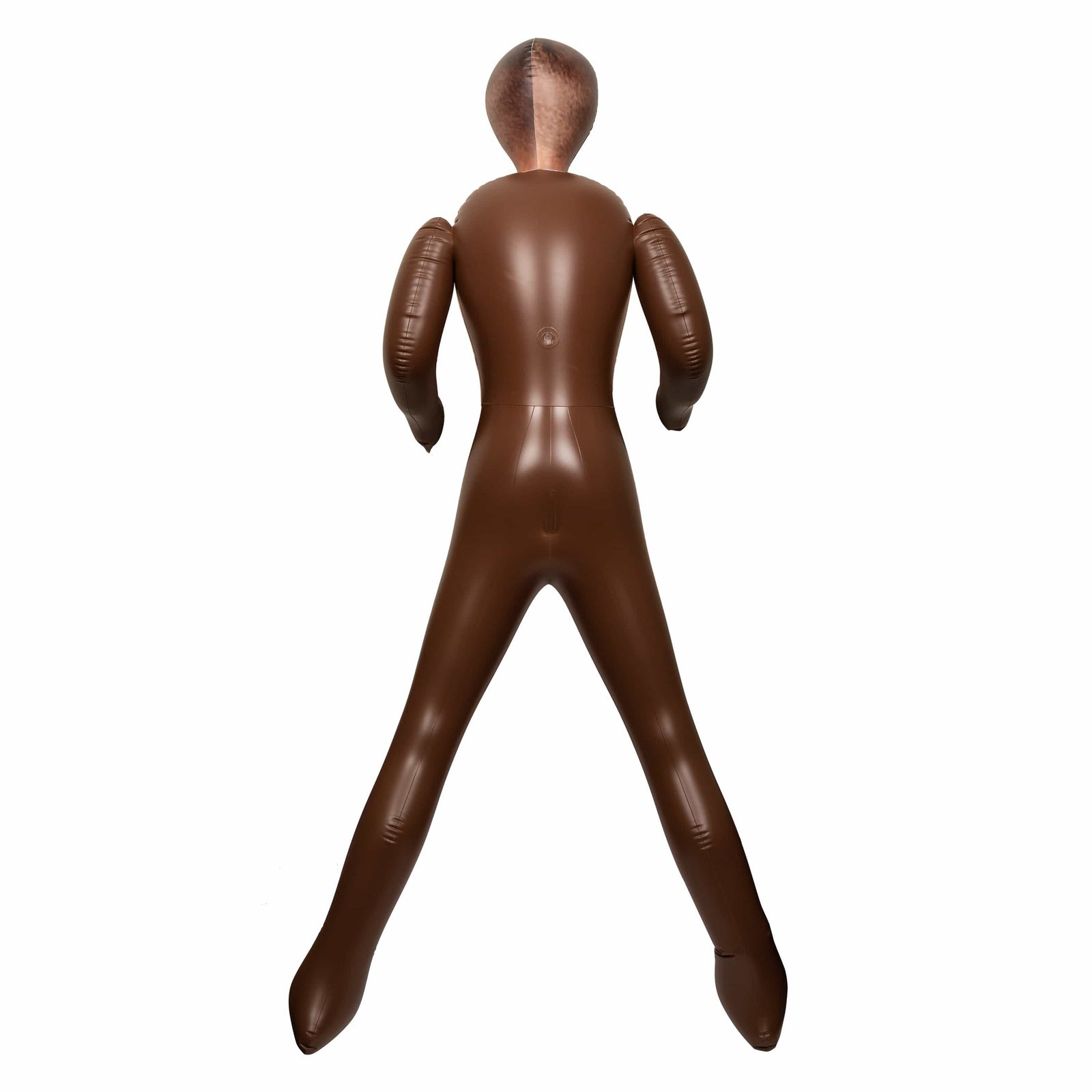 California Exotics - The Mail Man Inflatable Love Doll Masturbator Dildo 5.5" (Brown) - Doll Durio.sg