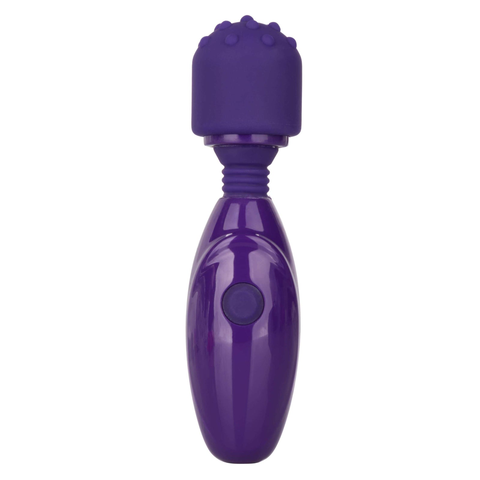 California Exotics - Tiny Teasers Nubby Mini Wand Massager (Purple) - Mini Wand Massagers (Vibration) Non Rechargeable Durio.sg