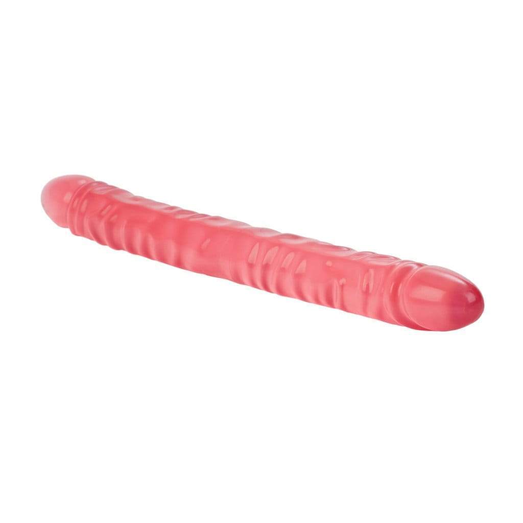 California Exotics - Translucence Veined Double Dong 17" (Pink) - Double Dildo (Non Vibration) Durio.sg