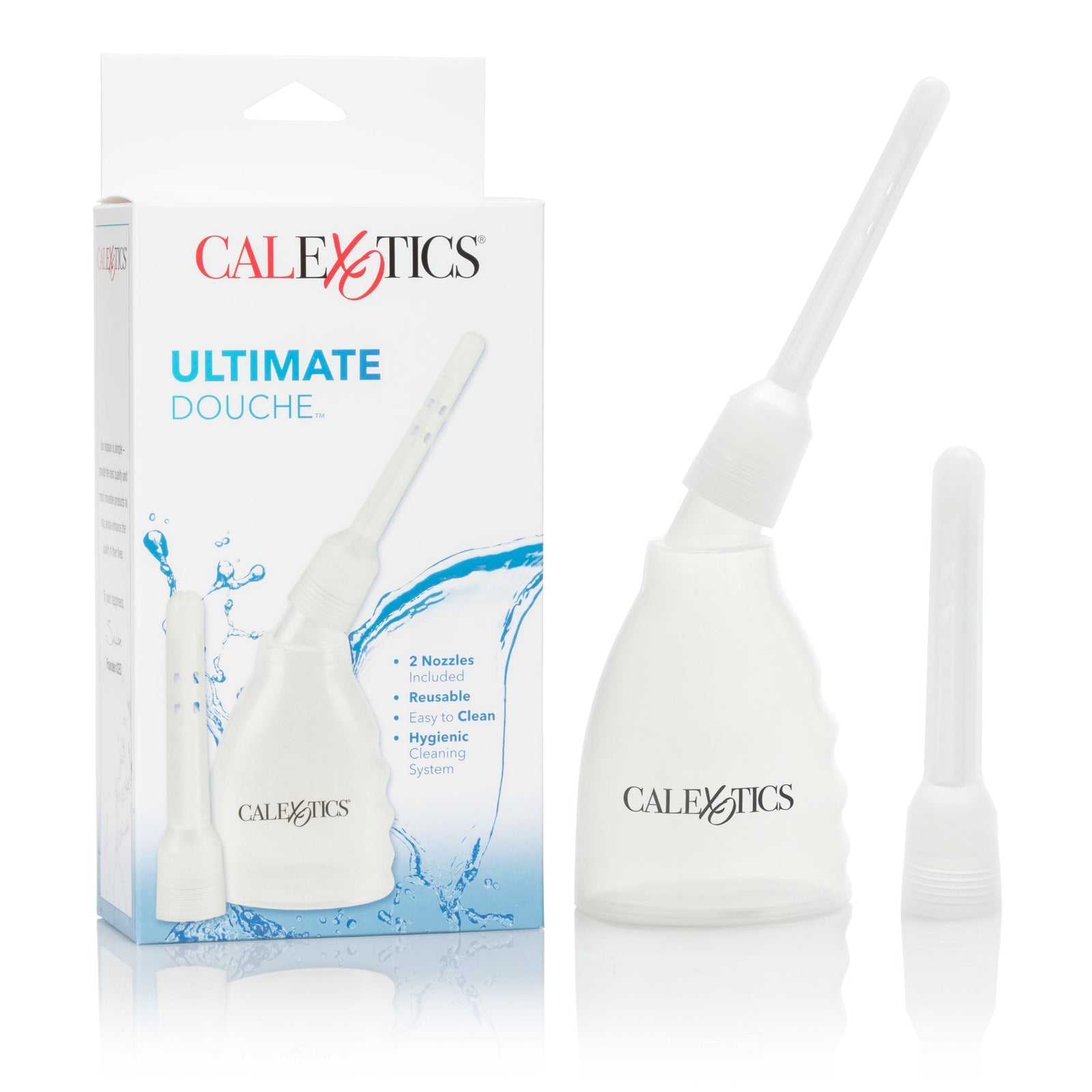 California Exotics - Ultimate Anal Douche (White) - Anal Douche (Non Vibration) Durio.sg