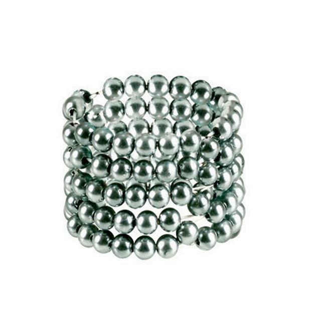 California Exotics - Ultimate Stroker Beads (Silver) - Metal Cock Ring (Non Vibration) Durio.sg