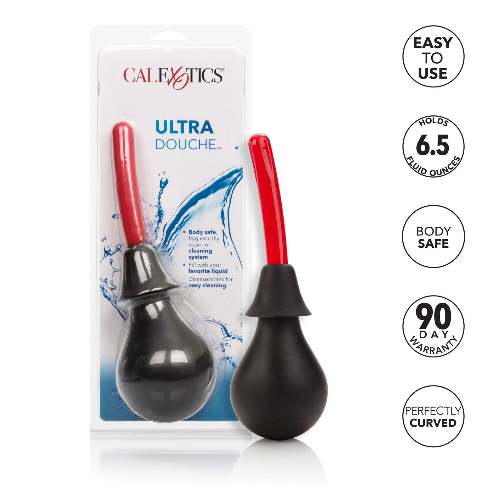 California Exotics - Ultra Anal Douche (Black) - Anal Douche (Non Vibration) Durio.sg