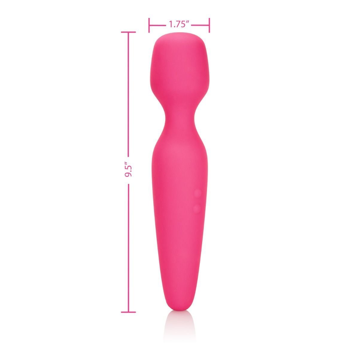 California Exotics - Utopia Rechargeable Vibrating Massage Wand (Pink) - Wand Massagers (Vibration) Rechargeable Durio.sg