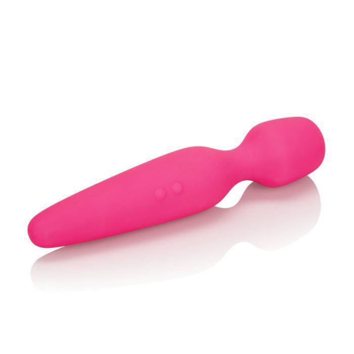 California Exotics - Utopia Rechargeable Vibrating Massage Wand (Pink) - Wand Massagers (Vibration) Rechargeable Durio.sg