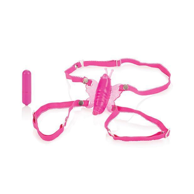 California Exotics - Venus Butterfly Mini Wireless Clit Massager (Pink) - Clit Massager (Vibration) Non Rechargeable Durio.sg