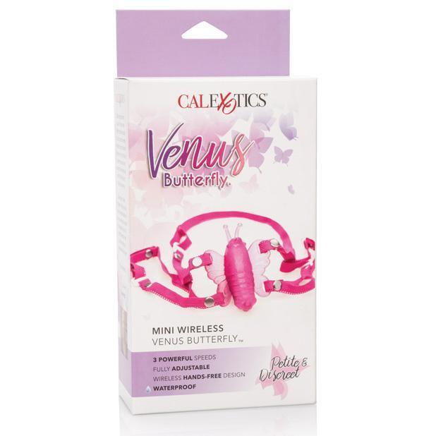 California Exotics - Venus Butterfly Mini Wireless Clit Massager (Pink) - Clit Massager (Vibration) Non Rechargeable Durio.sg