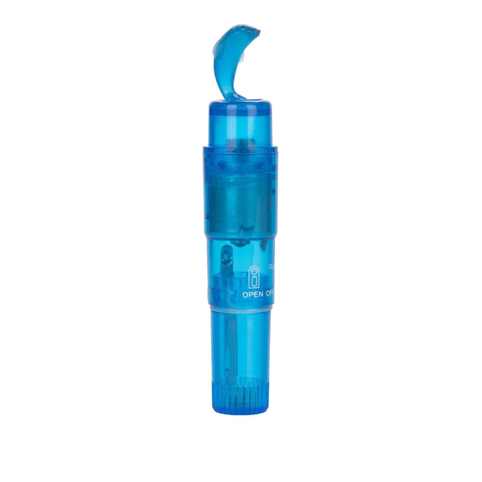 California Exotics - Waterproof Vibro Dolphin Clit Massager (Blue) - Clit Massager (Vibration) Non Rechargeable Durio.sg
