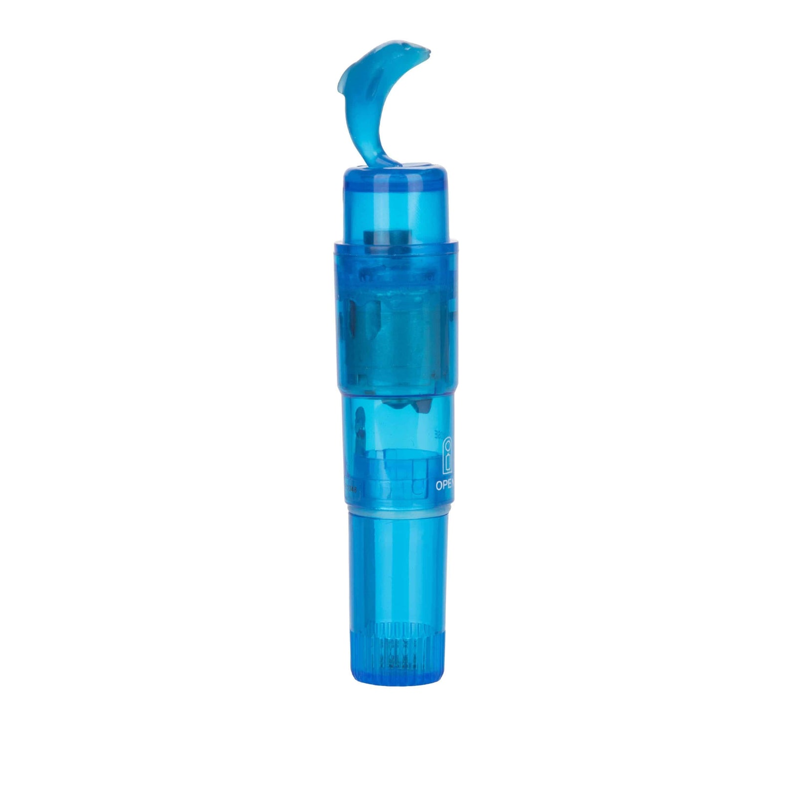 California Exotics - Waterproof Vibro Dolphin Clit Massager (Blue) - Clit Massager (Vibration) Non Rechargeable Durio.sg