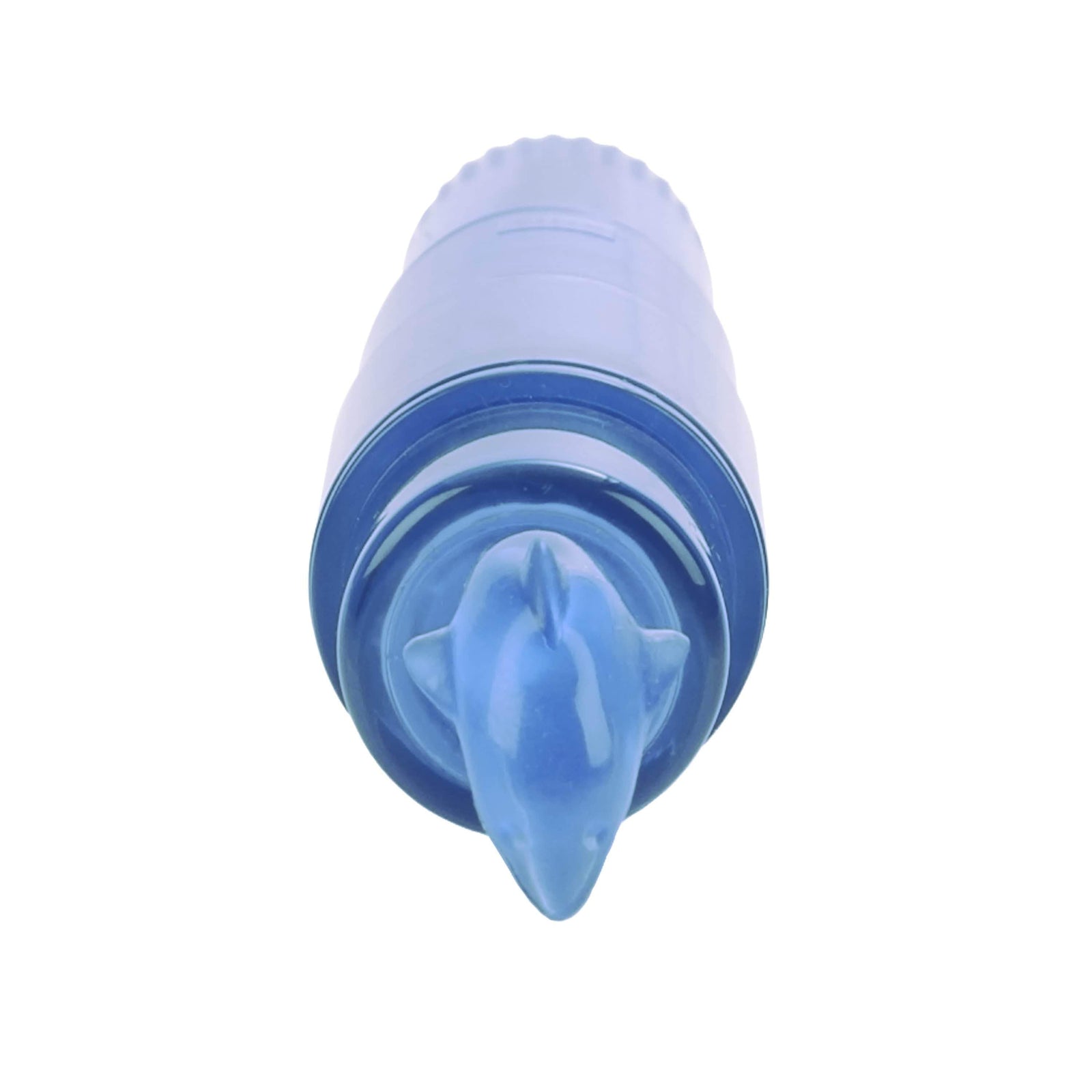 California Exotics - Waterproof Vibro Dolphin Clit Massager (Blue) - Clit Massager (Vibration) Non Rechargeable Durio.sg
