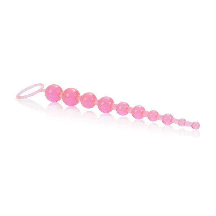 California Exotics - X-10 Beads (Pink) - Anal Beads (Non Vibration) Durio.sg