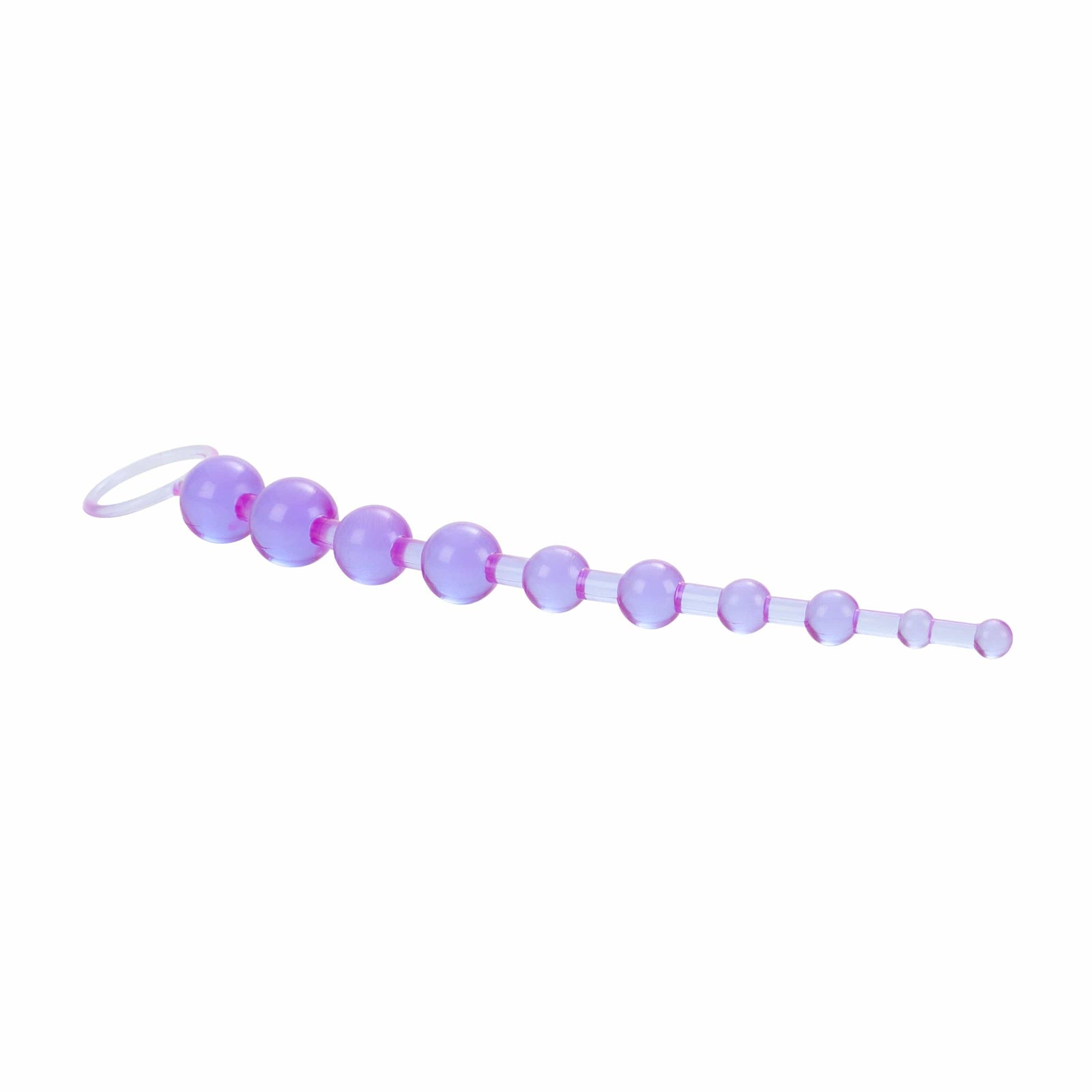 California Exotics - X 10 Beads Vibrating Anal Beads (Purple) - Anal Beads (Non Vibration) Durio.sg