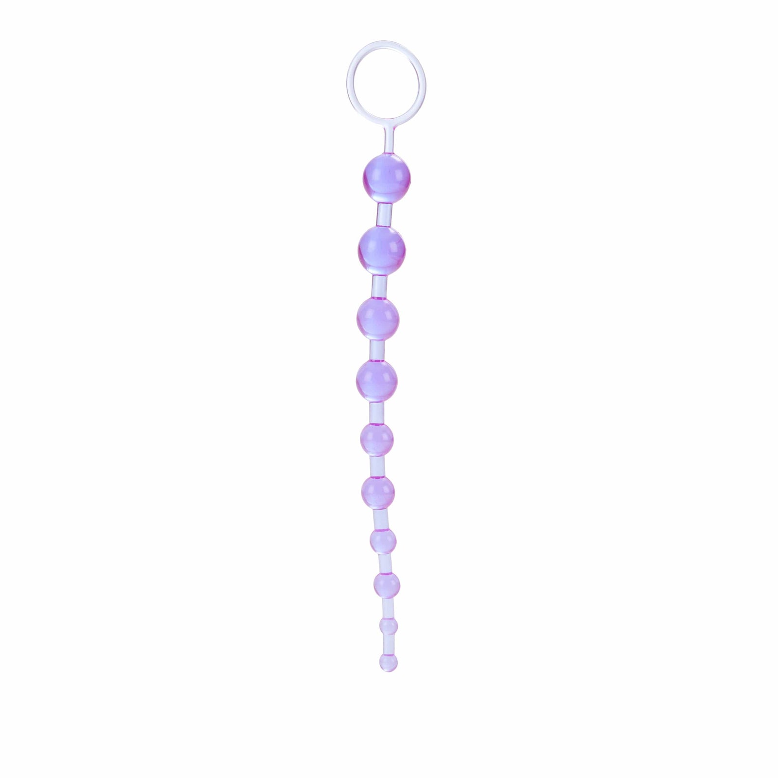 California Exotics - X 10 Beads Vibrating Anal Beads (Purple) - Anal Beads (Non Vibration) Durio.sg