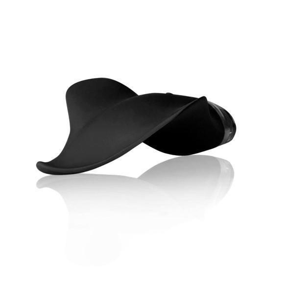 Clandestine - Mimic Vibrating Clit Massager (Black) - Clit Massager (Vibration) Rechargeable Durio.sg