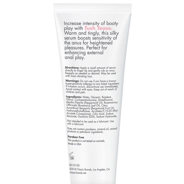 Classic Erotica - CGC Tush Tease Anal Stimulant Serum 20ml - Anal Lube Durio.sg