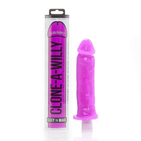 Clone A Willy - Glow in the Dark Vibrating Penis Molding Kit (Neon Purple) - Clone Dildo (Vibration) Non Rechargeable Durio.sg