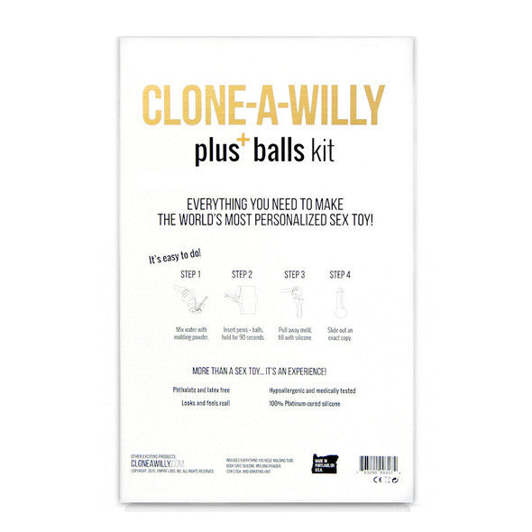 Clone A Willy - Penis plus Balls Molding Kit - Clone Dildo (Vibration) Non Rechargeable Durio.sg