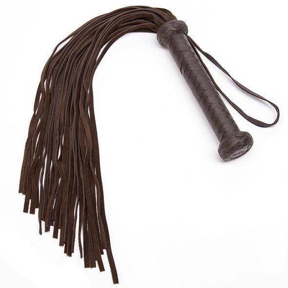 Coco de Mer - Leather Flogger (Brown) - Flogger Durio.sg