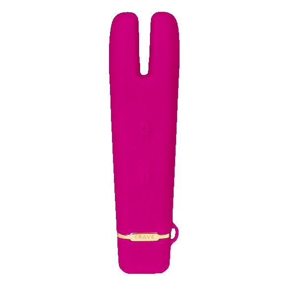 Crave - Duet Flex Vibrator (Pink) - Discreet Toys Durio.sg
