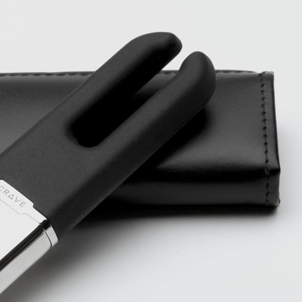 Crave - Duet Vibrator (Black) - Discreet Toys Durio.sg