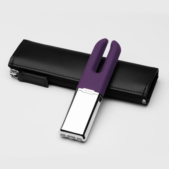 Crave - Duet Vibrator (Purple) - Discreet Toys Durio.sg