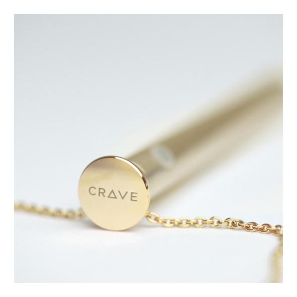Crave - Vesper Vibrator Necklace (Gold) - Discreet Toys Durio.sg