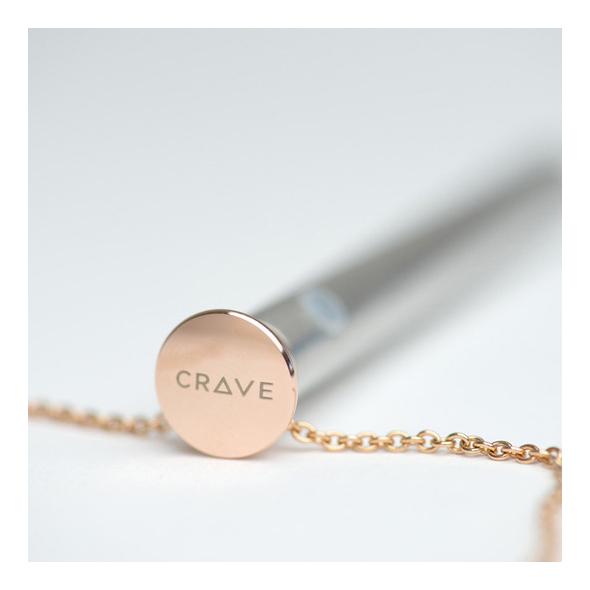 Crave - Vesper Vibrator Necklace (Rose Gold) - Discreet Toys Durio.sg