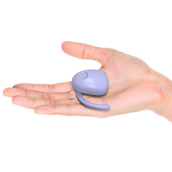 Dame Products - EVA Hands-Free Couple's Vibrator (Lavender) - Couple's Massager (Vibration) Non Rechargeable Durio.sg