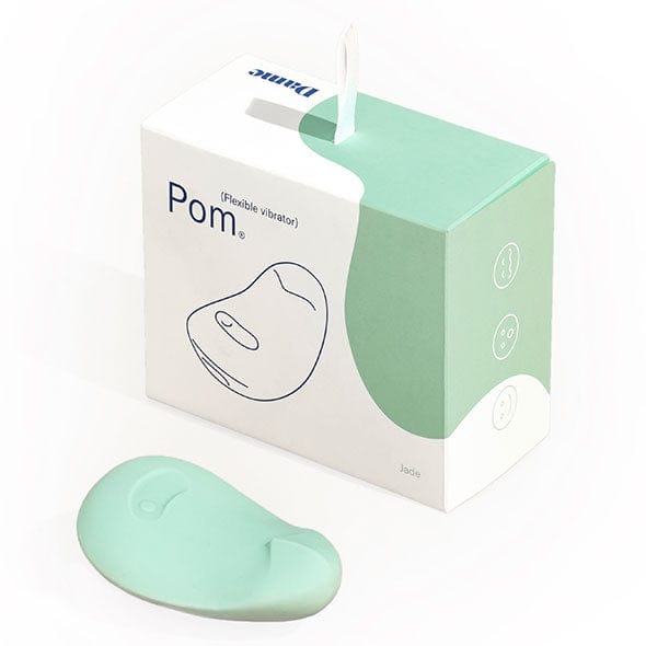 Dame Products Pom Flexible Vibrator Clit Massager (Jade) - Clit Massager (Vibration) Rechargeable Durio.sg