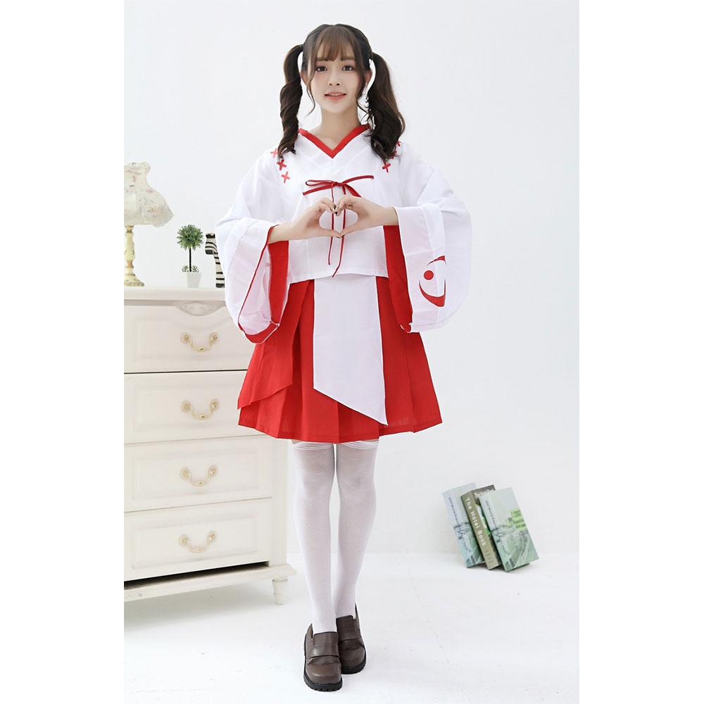 Daydream - A Shrine Maiden Costume (Multi Colour) - Costumes Durio.sg