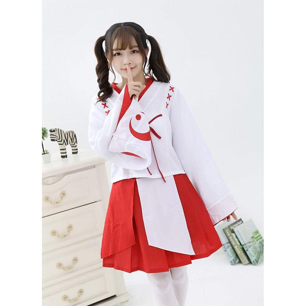 Daydream - A Shrine Maiden Costume (Multi Colour) - Costumes Durio.sg