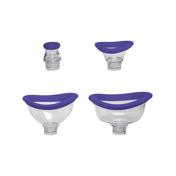 Doc Johnson - Bloom Intimate Body Automatic Vibrating Rechargeable Body Pump (White) - Clitoral Pump (Vibration) Rechargeable Durio.sg