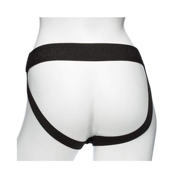 Doc Johnson - Body Extensions Be Naughty Vibrating 4 Piece Strap On Set (Black) - Strap On with Hollow Dildo for Male (Non Vibration) Durio.sg