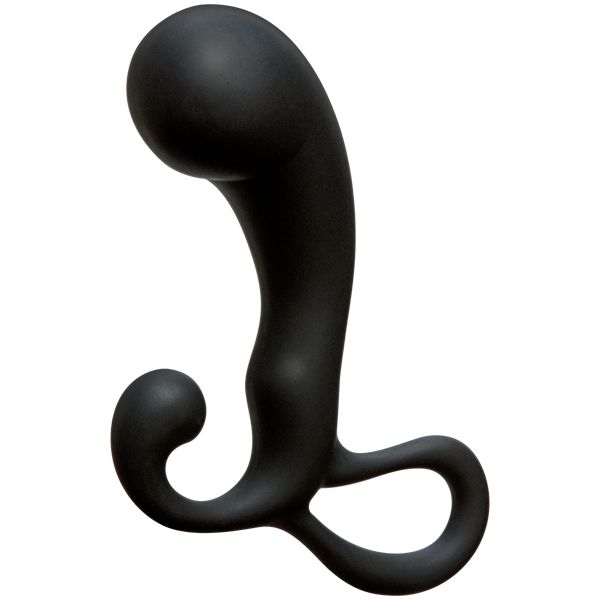 Doc Johnson - OptiMale P Massager (Black) - Prostate Massager (Non Vibration) Durio.sg