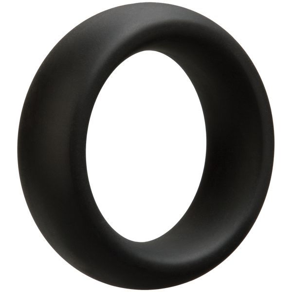 Doc Johnson - Optimale Cock Ring Thick 40mm (Black) - Silicone Cock Ring (Non Vibration) Durio.sg