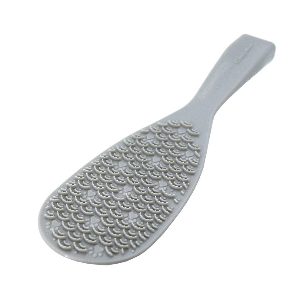 DoggyMan - Hayashi Cattyman Nadeko Shamoji Massage Cat Brush (Gray) - Pet Brush Durio.sg