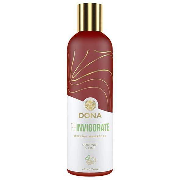 Dona - Reinvigorate Coconut Lime Essential Massage Oil 120ml - Massage Oil Durio.sg