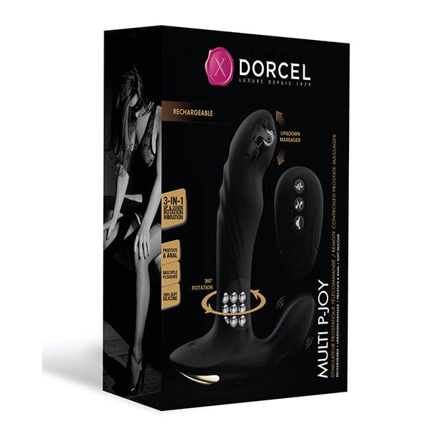 Dorcel - P Joy Double Action Rotating Prostate Massager (Black) - Prostate Massager (Vibration) Rechargeable Durio.sg