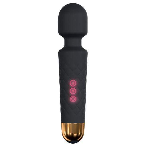 Dorcel - Wanderful Rechargeable Wand Massager (Black/Gold) - Wand Massagers (Vibration) Rechargeable Durio.sg