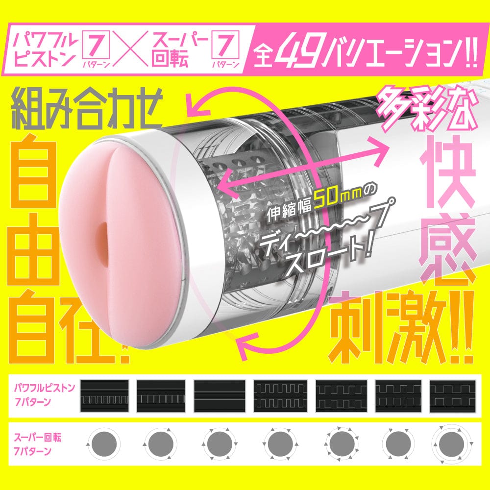 EXE - Puniana Lloyd Puni Anna Electric Plane Cup Masturbator (White) - Masturbator (Hands Free) Rechargeable Durio.sg