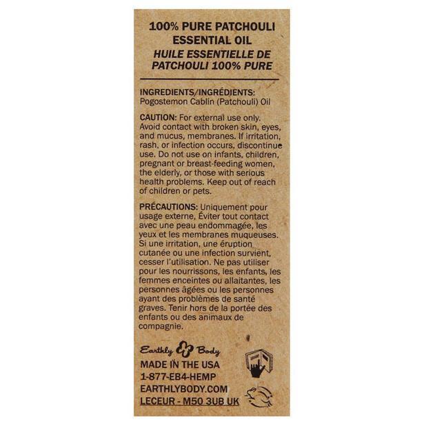 Earthly Body - 100% Pure Essential Oils Patchouli 10 ml - Essential Oil Durio.sg