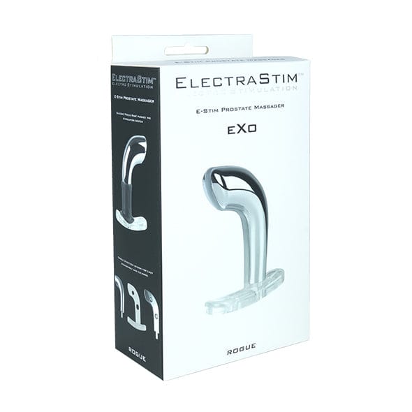 ElectraStim - Electro Stimulation Exo Rogue E Stim Prostate Massager (Silver) - Electrosex Durio.sg