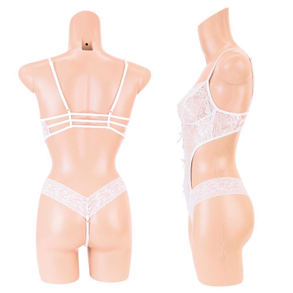 Enjoy Toys - Mon Cheri All Lace Sexy Lingerie mon0120 (White) - Lingerie (Non Vibration) Durio.sg